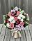Букет цветов из: Альстромерии, Гвоздики, Розы и Хризантемы в Чегдомыне