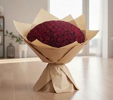 Букет 101 Красная роза #REPLACE_PRED# Чегдомыне