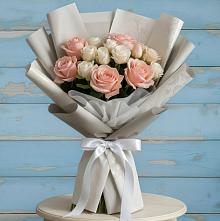 Букет цветов из:  Розы #REPLACE_PRED# Чегдомыне