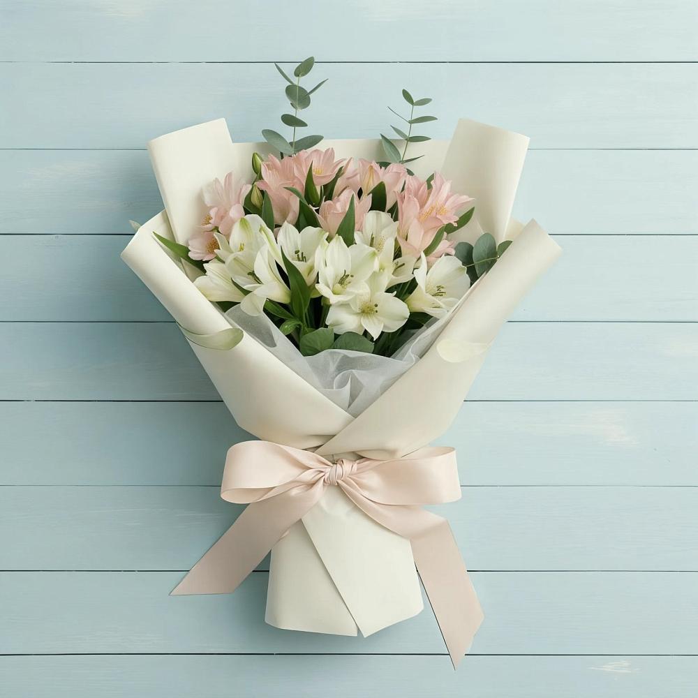 Букет цветов из: Альстромерии в Чегдомыне